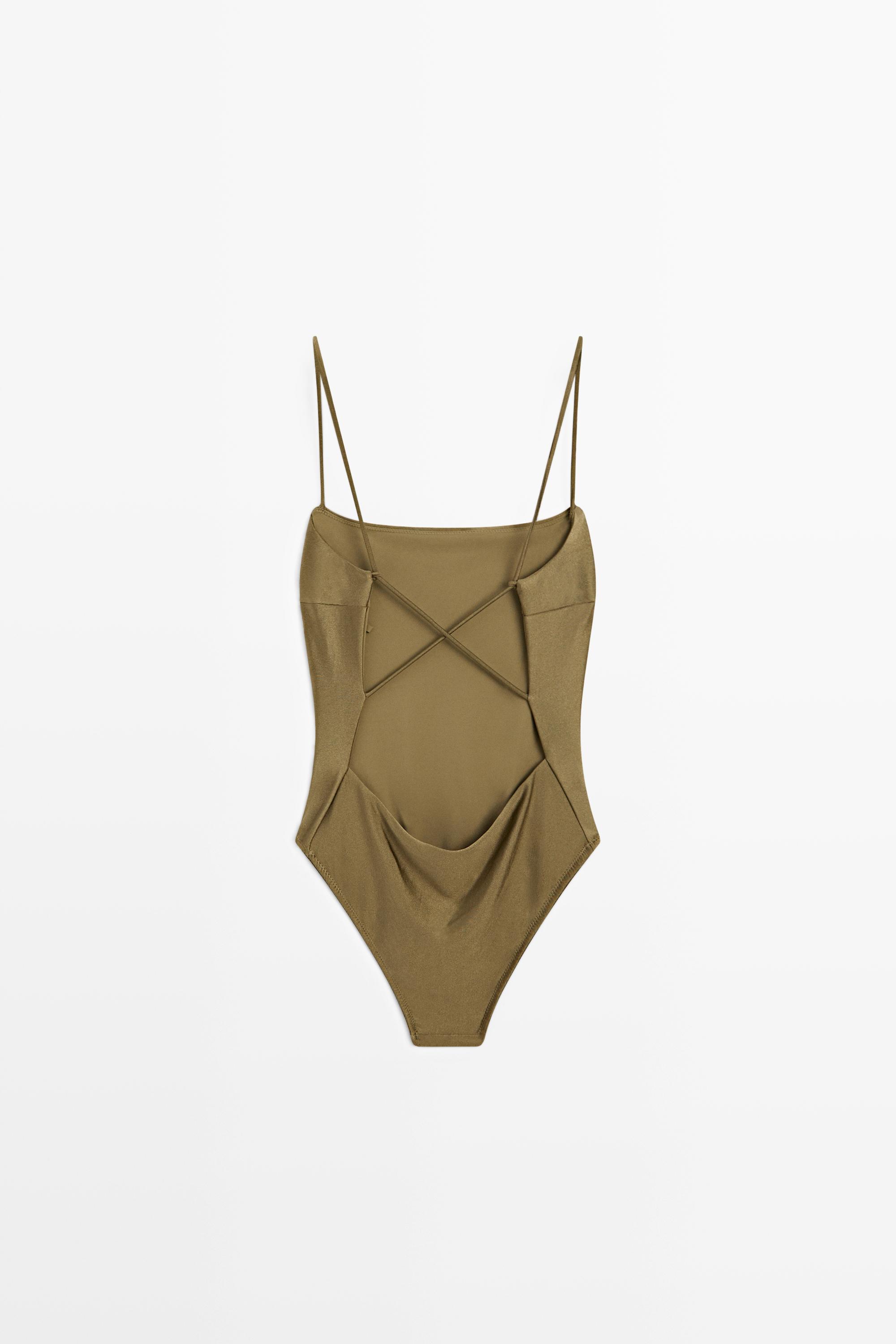 Maillot de bain à bretelle fine